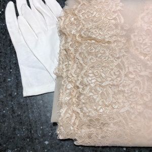 Champagne Cathedral Length Wedding Veil